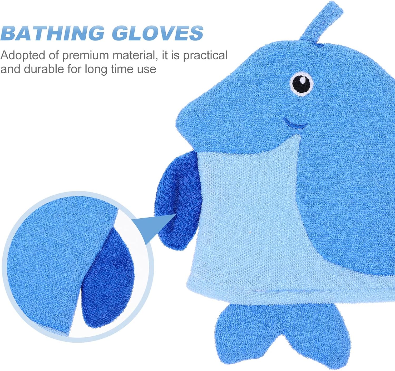Kids Bath Gloves Cartoon Animal Shape Soft Exfoliating Mitts for Skin Cleaning 10 Pack Portable Size for Travel and Fun Bath Time