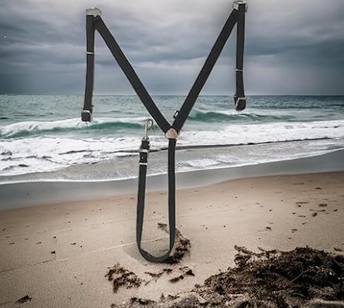 Miniatura 4 de Majestic Ally Collar de pecho acolchado de nailon para caballos (negro, completo)