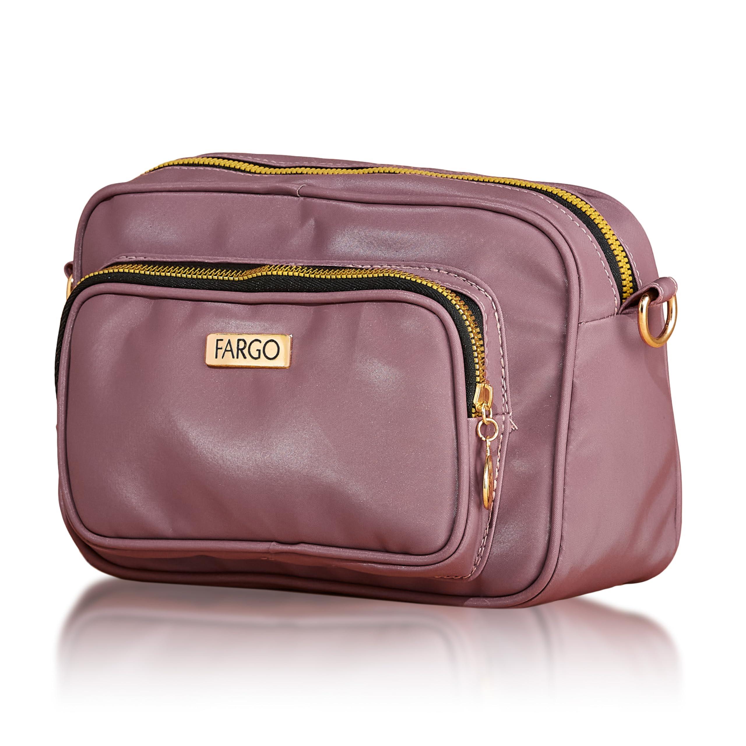 Fargo PU Womens Sling Bag Handbag (Pink) (B0D49RC3L9) Amazon Price History, Amazon Price Tracker