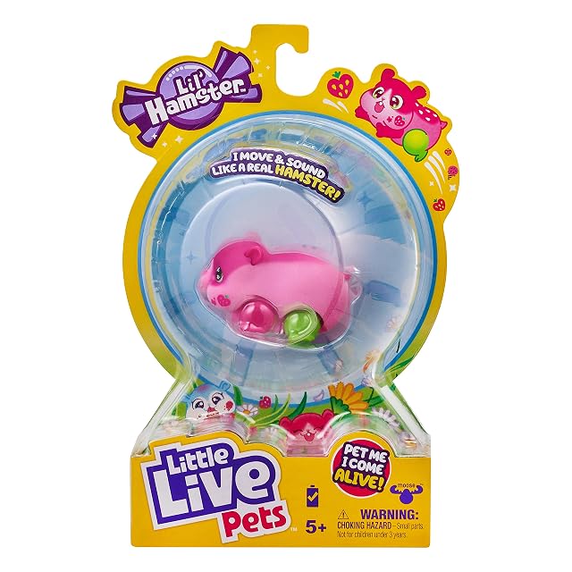 Foto 2 de 7 de Little Live Pets 26369 Lil Single Pack: Strawbles, Interactive Toy Scurries, Sounds