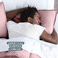 Vista 261 de Bare Home Funda de edredón extra larga – Premium 1800 súper suave – Funda de edredón ligera y fresca – Ropa de cama suave y transpirable