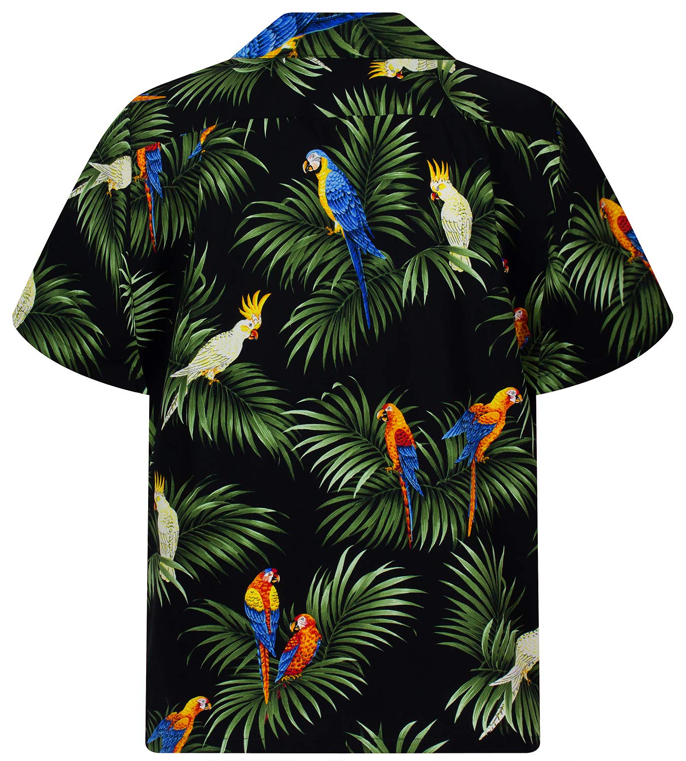 KY's Camicia hawaiana hawaiana originale Made in Hawaii Nero L