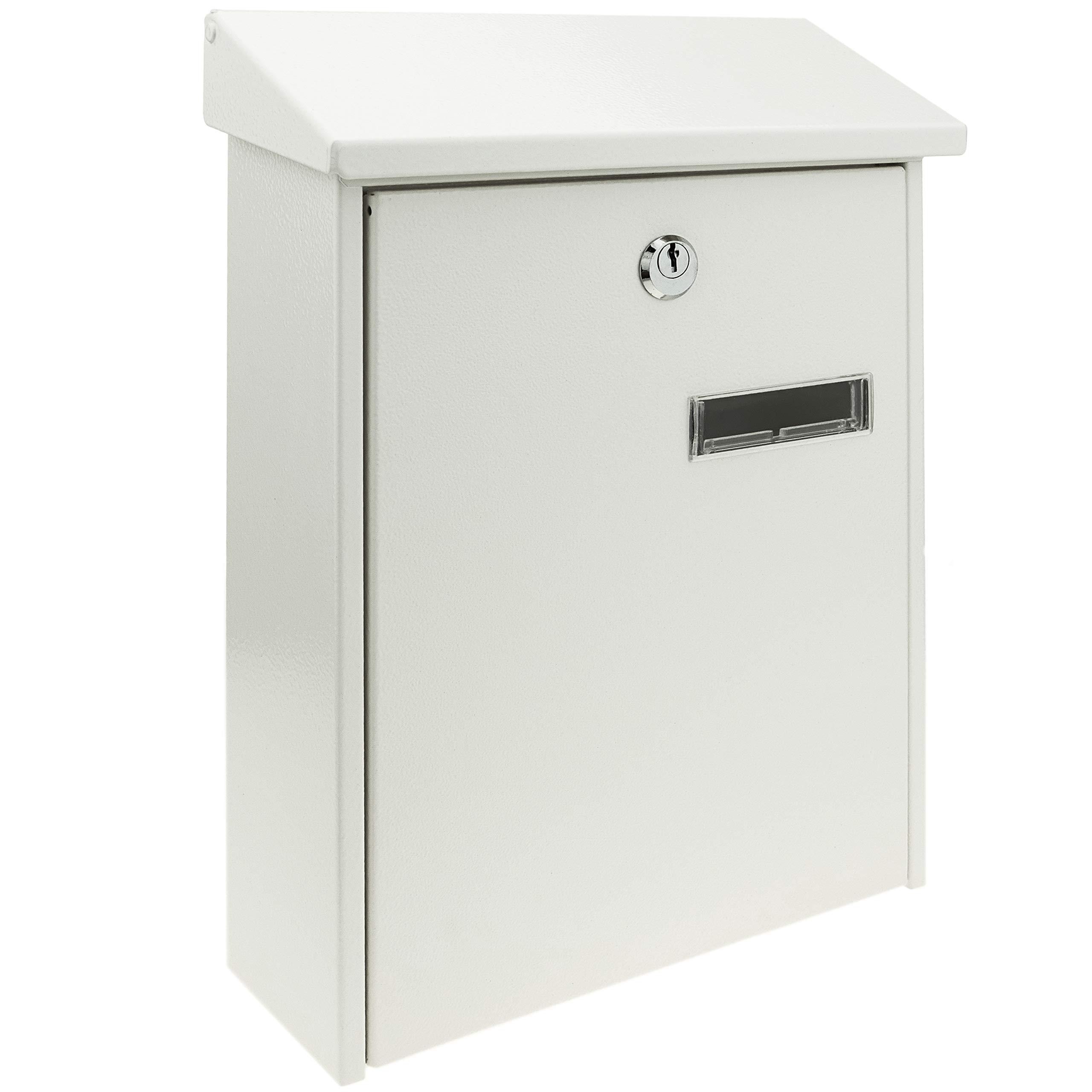 PrimeMatik BZ048 Letter and Mail Box - White