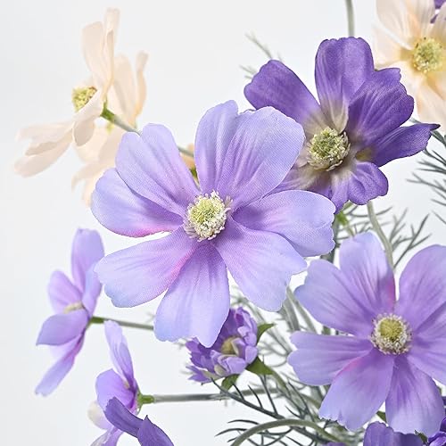 Miniatura 4 de Flores artificiales para decoración, flores de seda Calliopsis de tallo largo, centros de mesa, decoración, ramo de flores falsas, Coreopsis