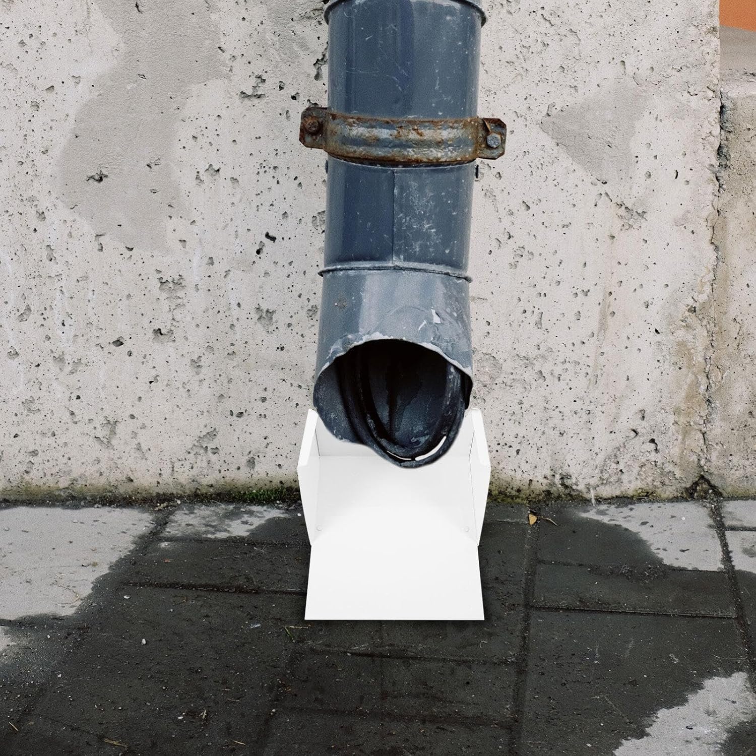 Uonlytech Downspout Splash Block Gutter Extensions for Rainwater Drainage Durable Splash Guards for Gutters and Downspouts Outdoor Drainage