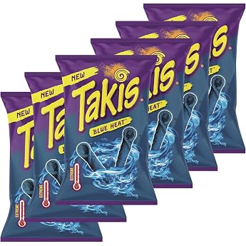 Takis Blue Heat Extreme Spicy 100g Pack of 6