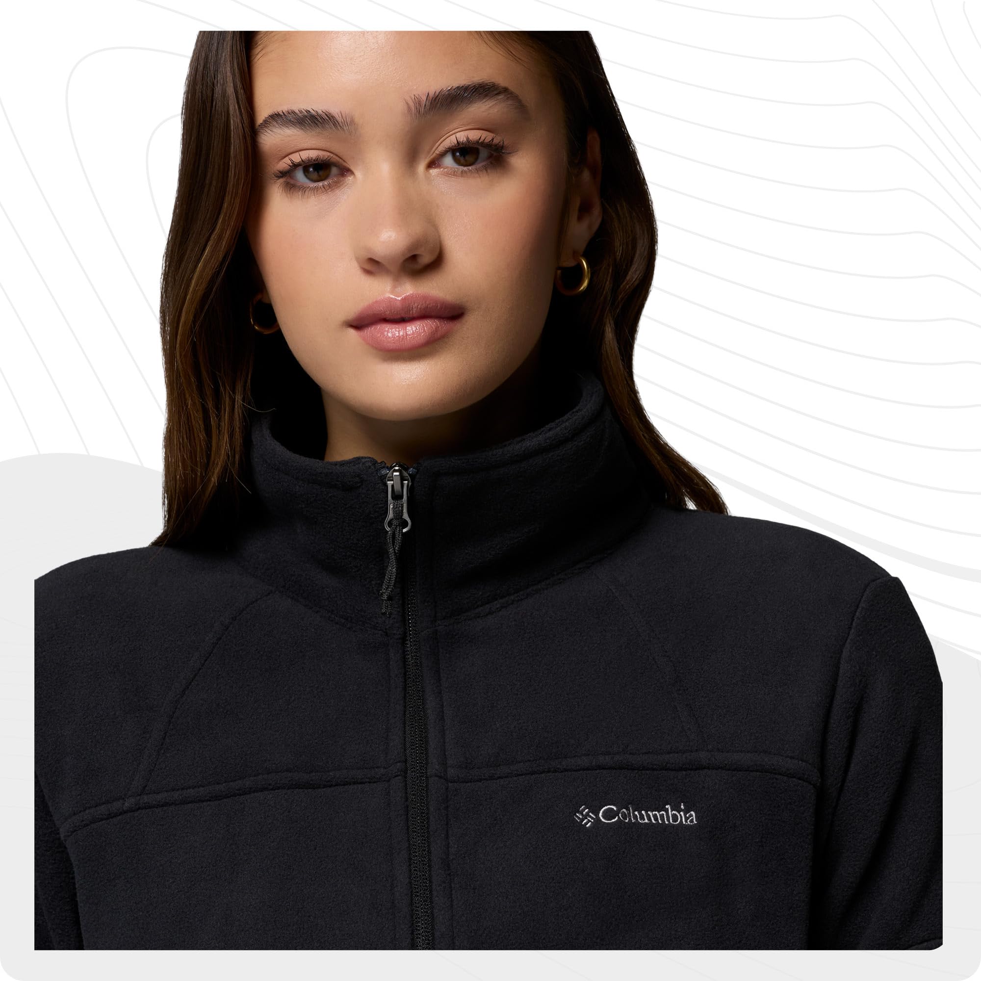 Columbia Fast Trek II Jacket, Giacca In Pile Con Cerniera Intera Donna
