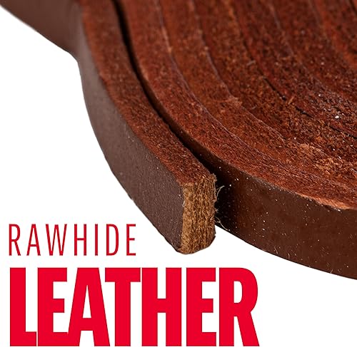 Miniatura 3 de Franklin Sports MLB Dr. Glove Deluxe - Kit de cordones de cuero crudo de 4 pies