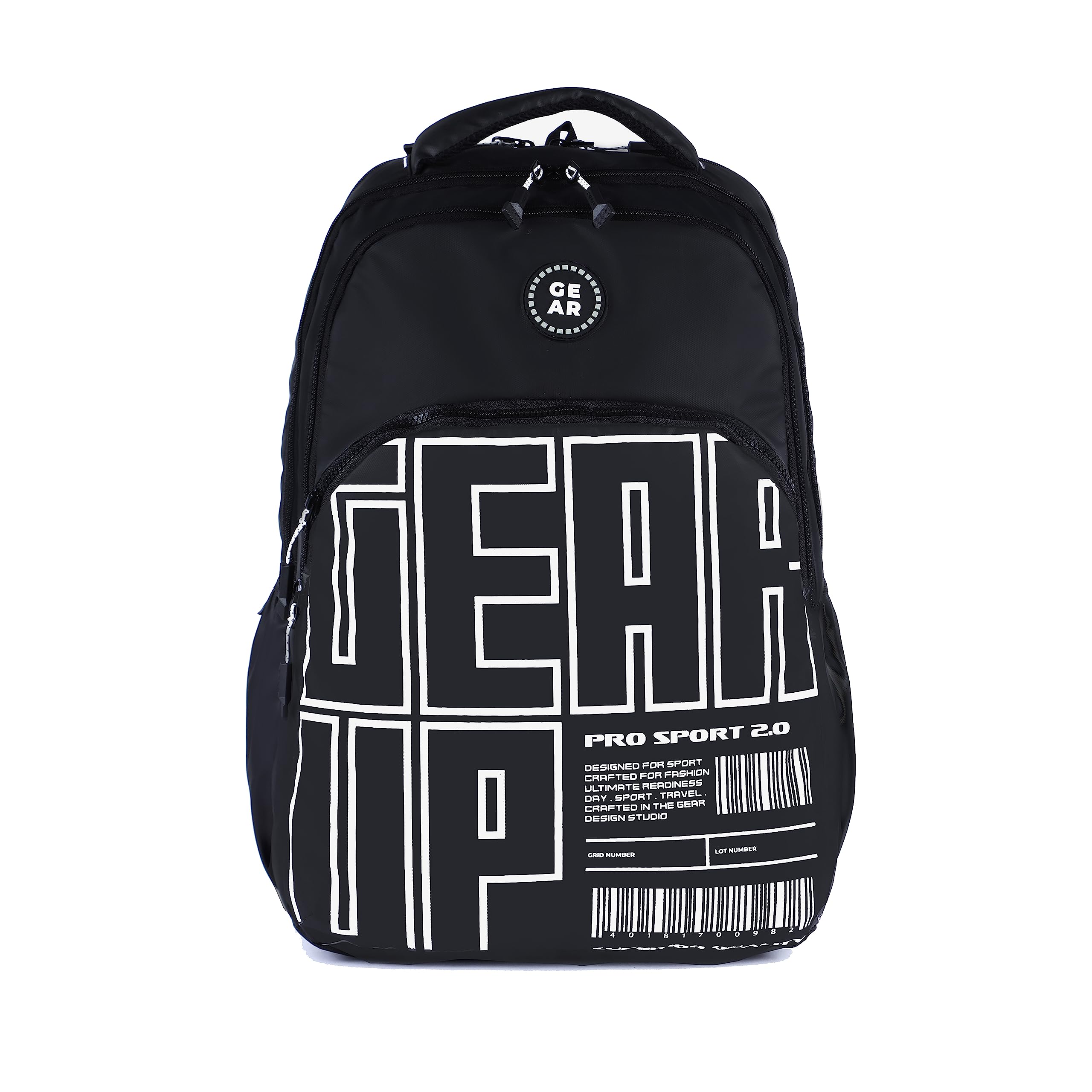 GearARISE 40L Large Water Resistant School Bag with Sternum Strap/Casual Backpack/Daypack/College Bag for Boys/Girls/Men/Women