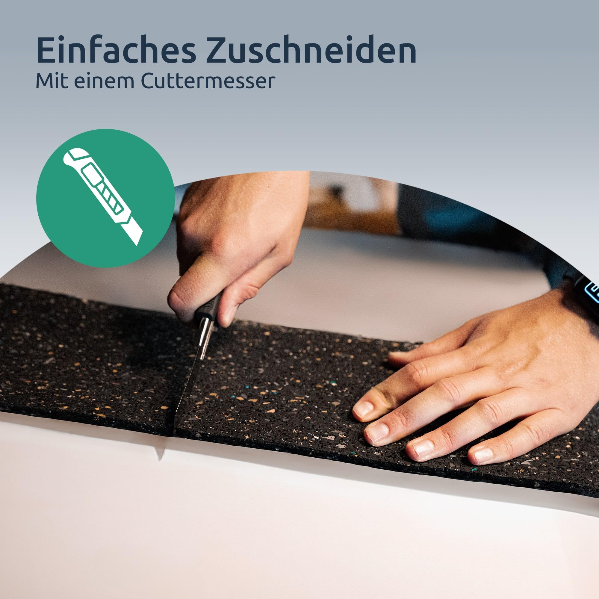 diconfa Bautenschutzmatte BREITE 1,35m 135cm 1350mm - WÄHLEN - Dicke: 3mm bis 20mm - LÄNGE: 0,05 bis 10m - Auswahl: 2,3m 230cm lang, 6mm stark - Gummimatte Meterware Gummigranulat Gummiregenerat