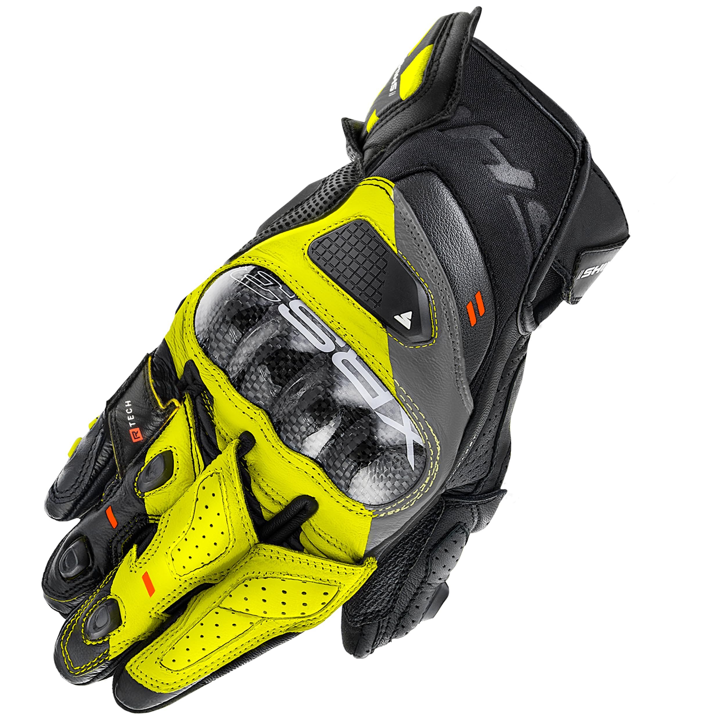 SHIMA XRS-3 Motorcycle Gloves Men Leather Long Biker Armoured Protectors Moto Sliders Racing Powersports Motorsport