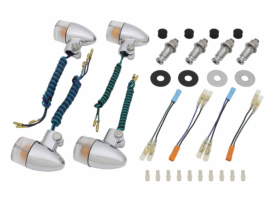 POSH│ウインカー｜CB400SF SPEC1/2 (99-03)｜NC39 71タイプウインカーセット メッキボディ/オレンジレンズ POSH