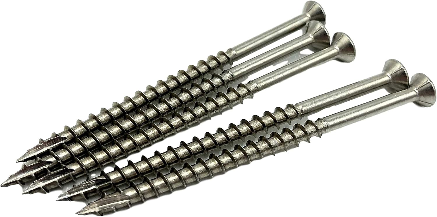 🔥 Eagle Claw Tools and Fasteners 10 x 3.5 Inch 305 Grade Stainless Steel Deck Screws 350 Box T25 Star Drive Included
