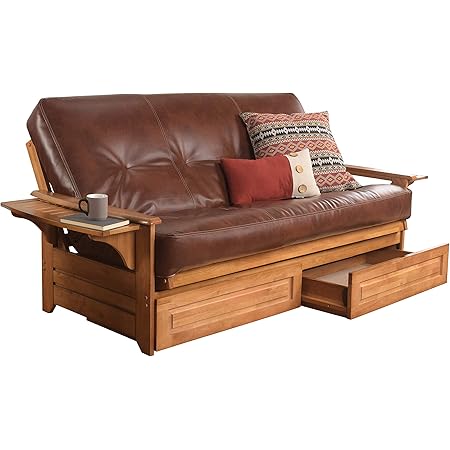 Amazon.com: Lakeshore Complete Futon - Drawers, Frame and Mattress Set ...