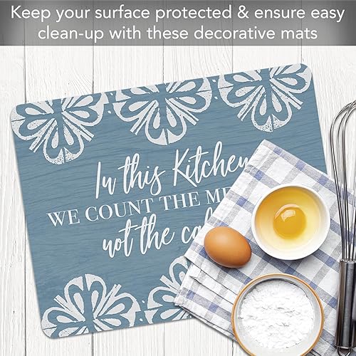 Miniatura 4 de Cut N' Funnel Counting Memories - Tapete flexible de plástico para tabla de cortar de 15 x 11.5 pulgadas, fabricado en los Estados Unidos,