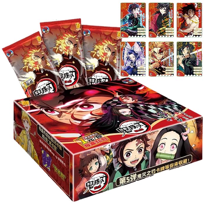 Buy Demon Slayer Cards CCG Collectible Anime Booster Card Box Trading