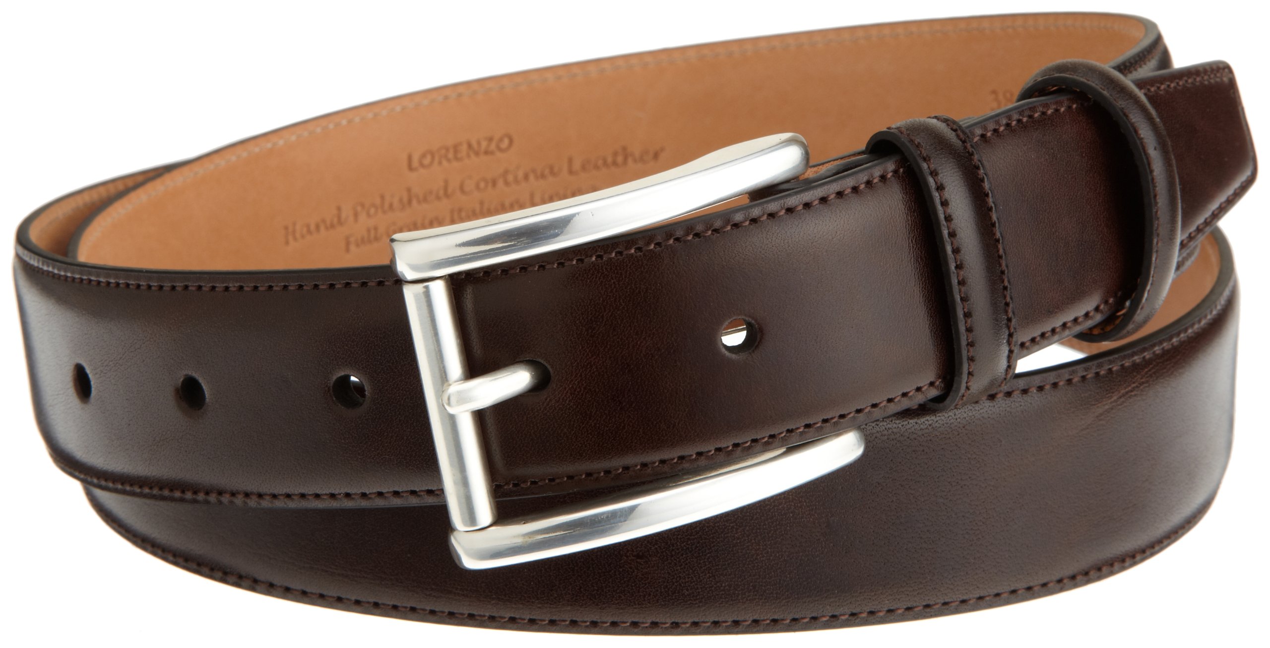 Trafalgar Men's 100% Leather Dress Belt