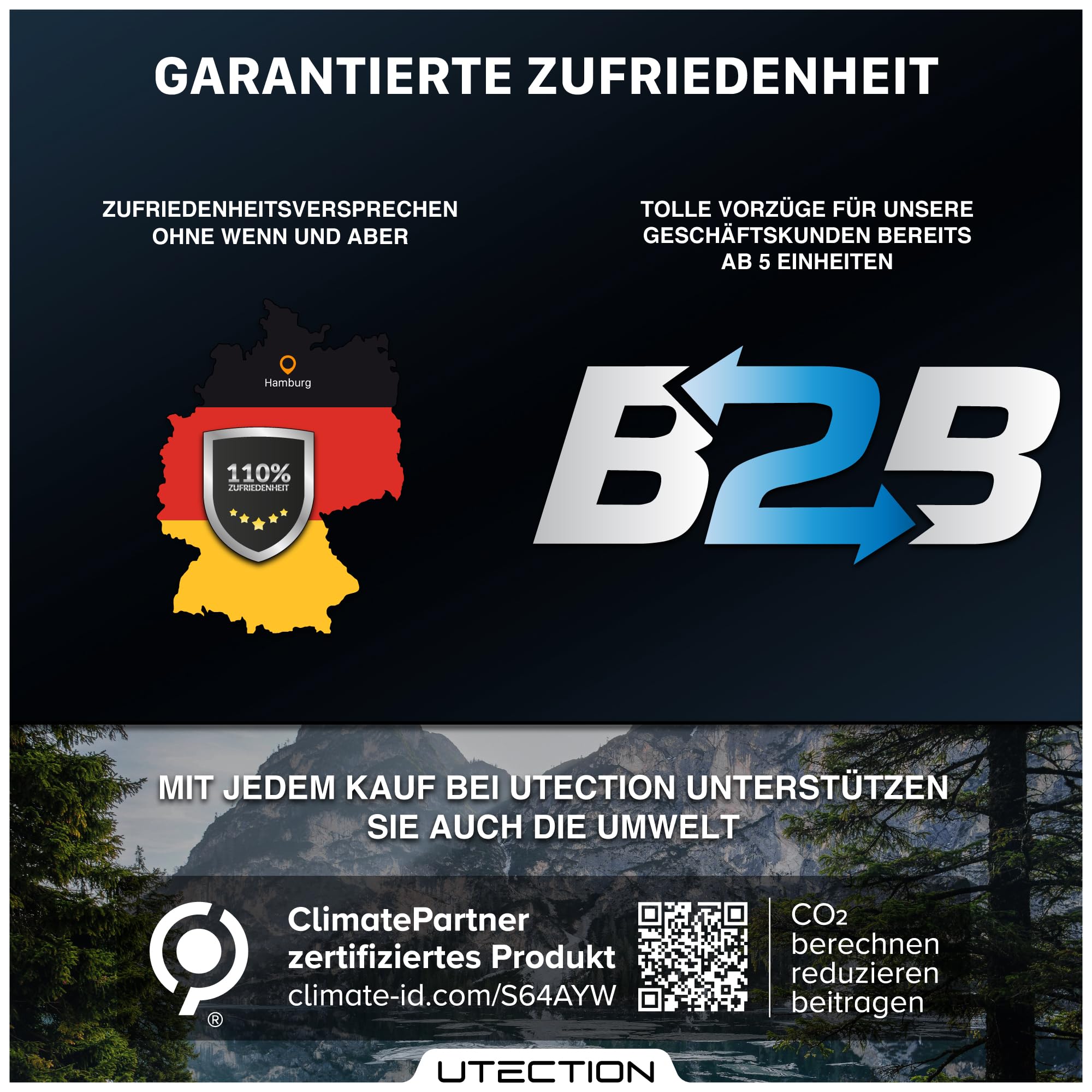 UTECTION 3X Panzerfolie [Besser als Glas] für iPhone 17 PRO - Unzerstörbarer Displayschutz - Perfekte passform - Schutzfolie mit ALLEN Hüllen kompatibel - Super Haptik & Kinderleichte Anbringung
