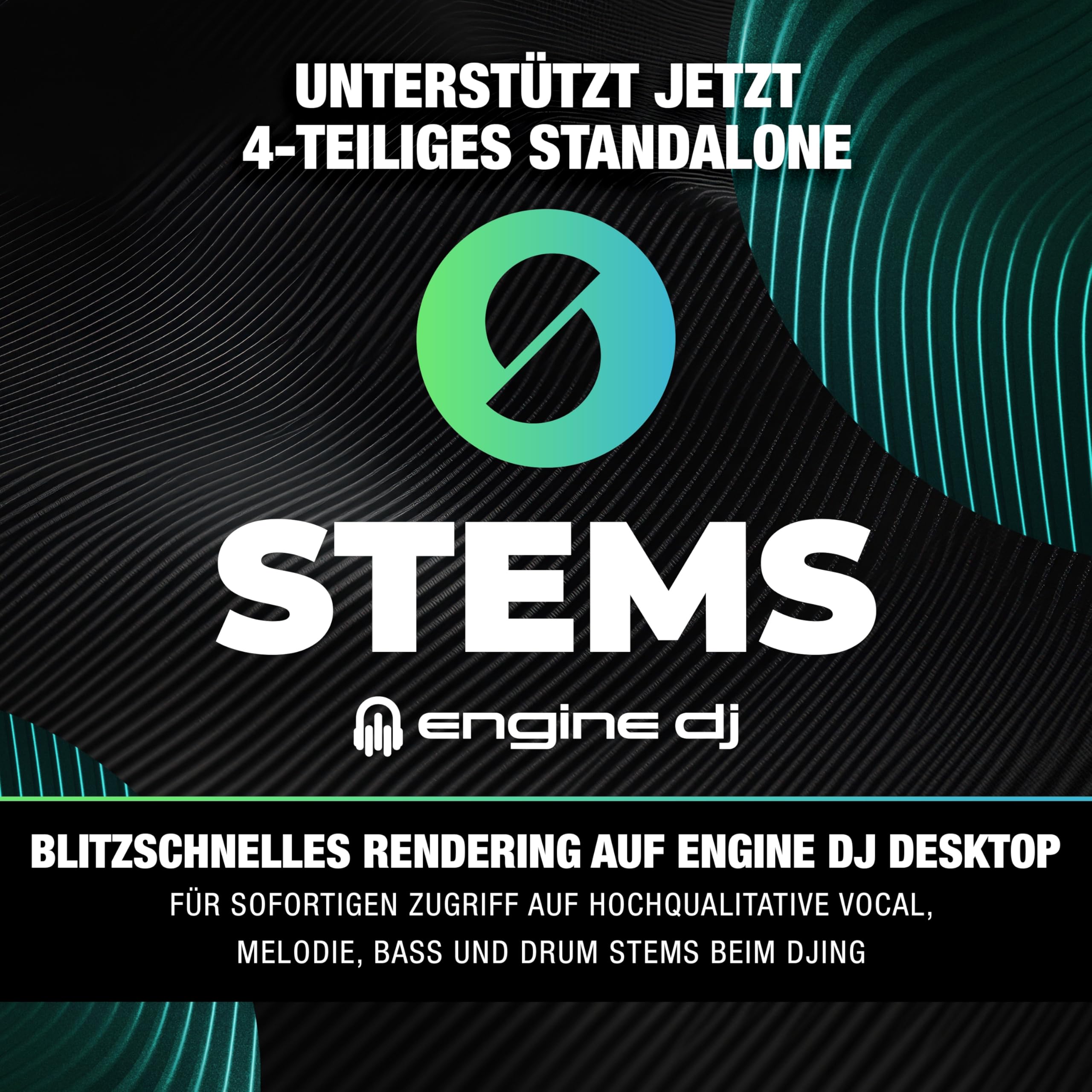 Denon DJ PRIME 4+ Standalone DJ-Controller mit Stem-Trennung auf 4 Decks, WLAN-Streaming, Drop Sampler Mixer, 10.1-Zoll Touchscreen, Beleuchtungssteuerung, Schwarz