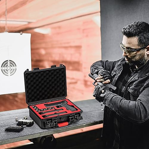 Miniatura 6 de Kinghardcase Funda rígida táctica para pistola Glock, agua y golpes, carcasa rígida con espuma aprobada por la TSA para GLOCK