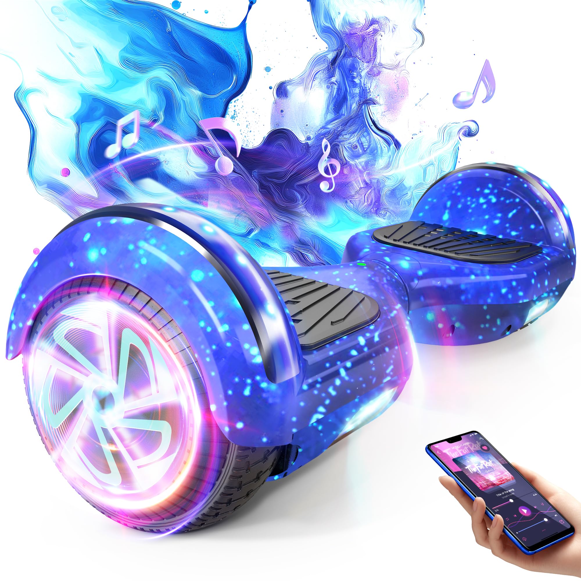6,5 cala Hoverboards elektryczne samobalansujący wbudowany Bluetooth dla dzieci