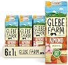 Glebe Farm Gluten Free Barista Almond Milk, Healthy Dairy Free Milk, Unsweetened Milk, Barista Grade Coffee Creamer, With No Added Sugar, Tasty Drink, 6 x 1 litre