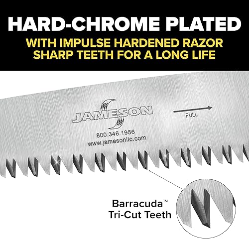 Miniatura 7 de Jameson SB-13TE Barracuda - Cuchilla de repuesto para sierras manuales y de poste de 13 pulgadas