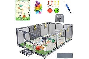Upgrated Baby Playpen with Mat, Playpen for Babies and Toddlers, Large Playpen...
