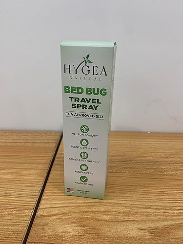 Miniatura 7 de Hygea Natural - Aerosol natural para piojos, ácaros y chinches para viajes - Tamaño aprobado por la TSA – Apto para niños y mascotas – Resultados