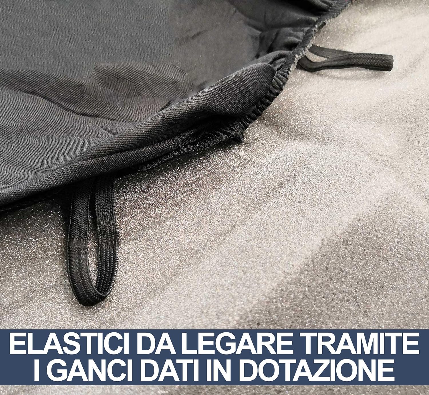 Coprisedili Auto Universali Rebeca Shop - Set Anteriore In Poliestere, Grigio - Foto 8