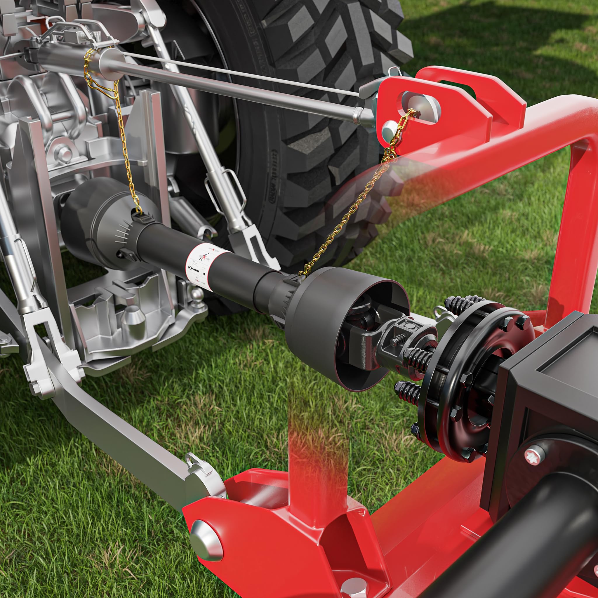 Amazon.fr : WilTec Embrayage de Cardan - 6 Dents / 1 3/8