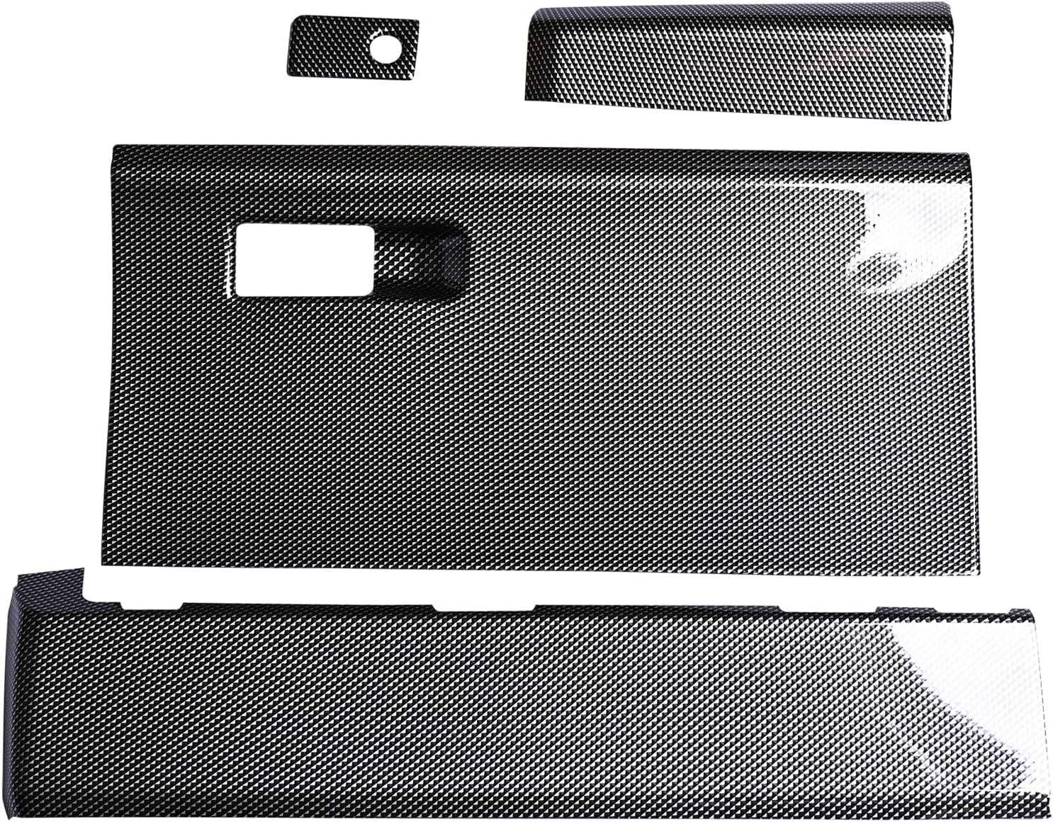 Passenger kick Panel for 2024-2025 2026 Toyota Land Cruiser 250 1958 Prado LC250 J250 Passenger Seat Storage Box Kick Panel Carbon Fiber Textured Interior Decoration Tuning Accessories