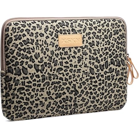 leopard laptop sleeve