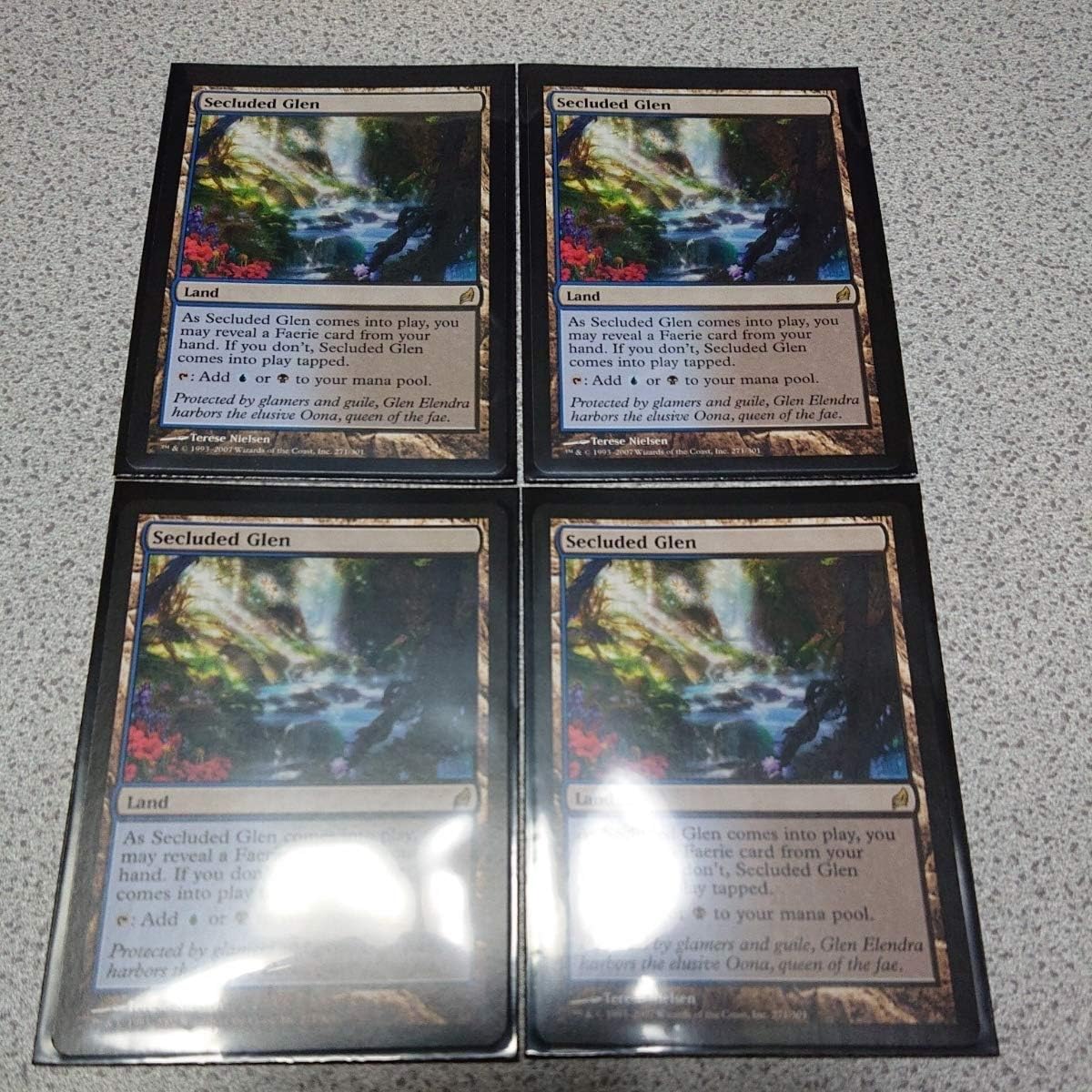 Amazon Mtg Lrw 人里離れた谷間 英語 四枚セット おもちゃ おもちゃ