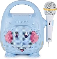 Vista 13 de Singimals - Altavoz de karaoke para niños con micrófono, da rienda suelta a la superestrella interior de tu hijo, Bluetooth v5.1, tiempo