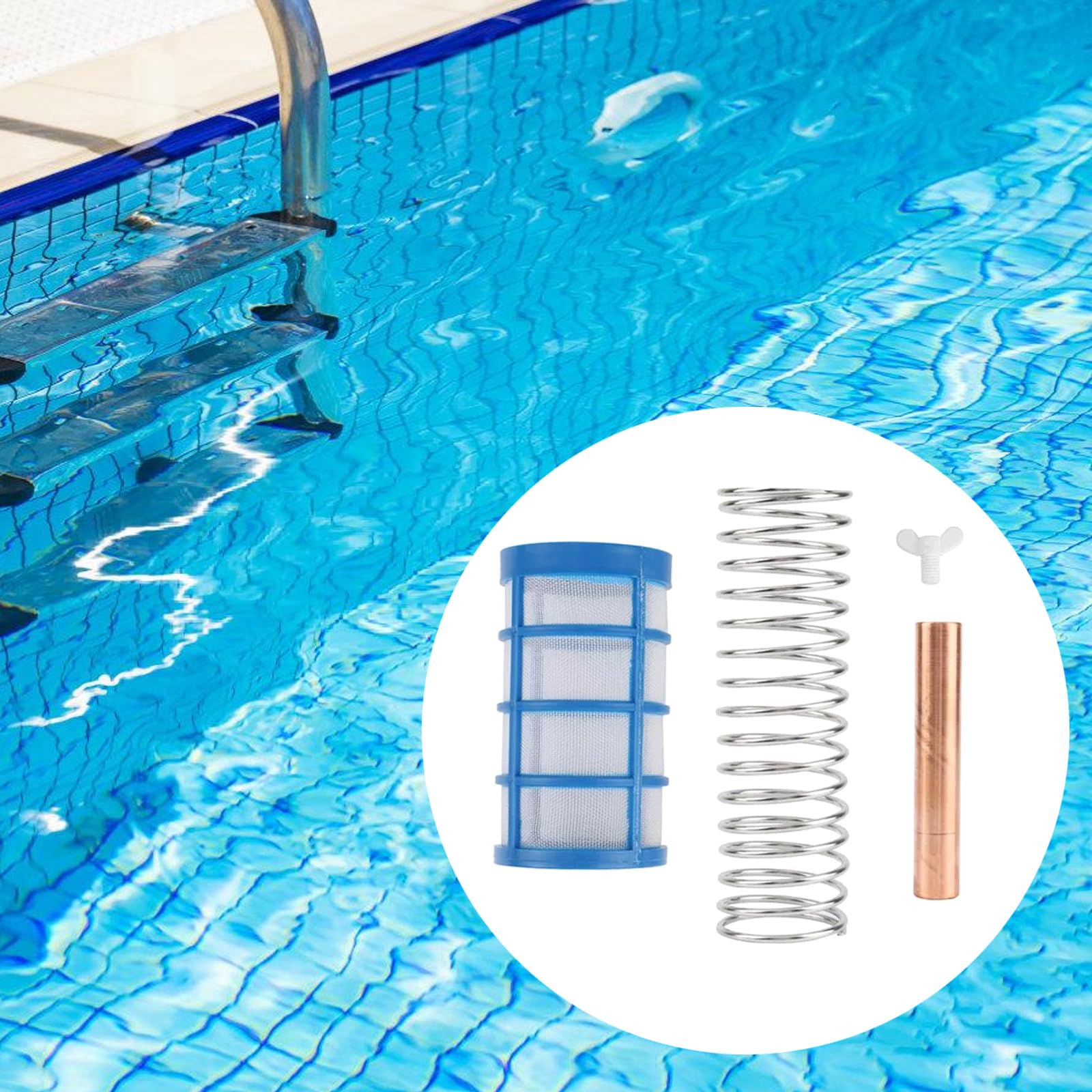 Varilla de repuesto de latón resistente para válvulas de piscina de instalación rápida en 5 minutos