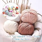 20pcs Knitting Needle Stoppers, Silicone Hexagon Print Knitting Needle End Caps with Storage Box Knit Supplies Accessories for 2.5-9mm Needles