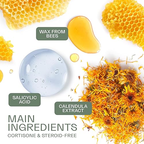 Miniatura 3 de Dermabon Paquete de barra de jabón de crema de dermatitis seborreica y psoriasis Extracto de caléndula, ácido salicílico y crema de cera de abeja