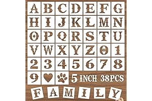 5" Letter Stencils & Numbers: Crafting Imagination into Reality
