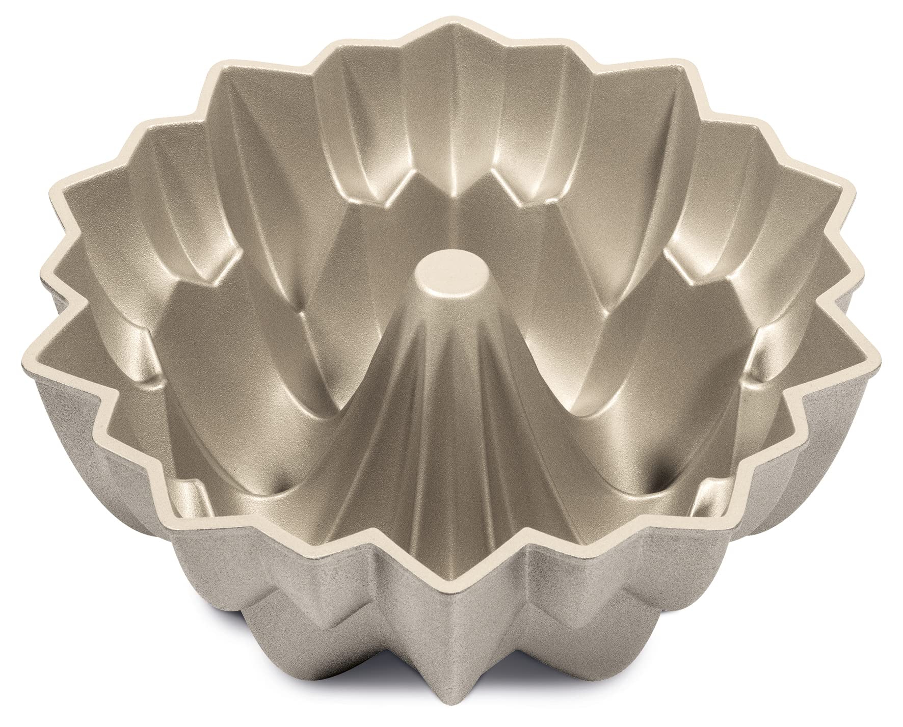 Guardini, Molde para tarta Cascada Ø 24 cm, aluminio inyectado, Champán y Bronce, línea Sweet Magic
