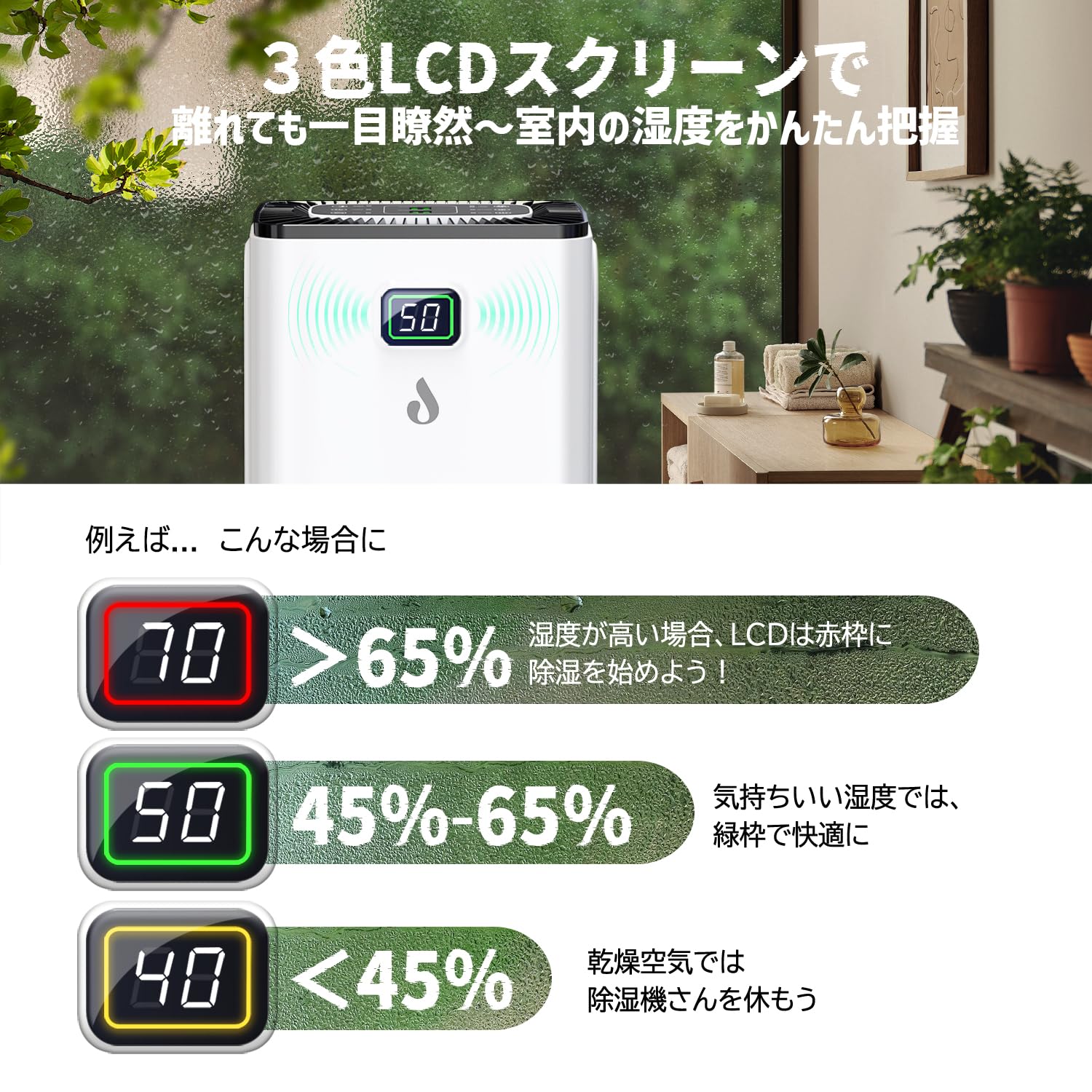Amazon | 除湿機 衣類乾燥 除湿量12L/日「2025新型」コンプレッサー式
