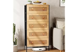 Crestlive Products Rattan Bedroom Dresser: A Stylish and Functional Storage Solution