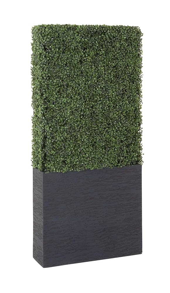 Deco 79 Faux Foliage Artificial Boxwood Hedge Tall Topiary