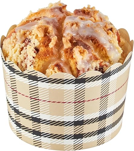 Miniatura 193 de Restaurantware Panificio Premium - Taza de papel Kraft de 10 onzas para hornear, tazas de papel para hornear, perfectas para magdalenas, cupcakes