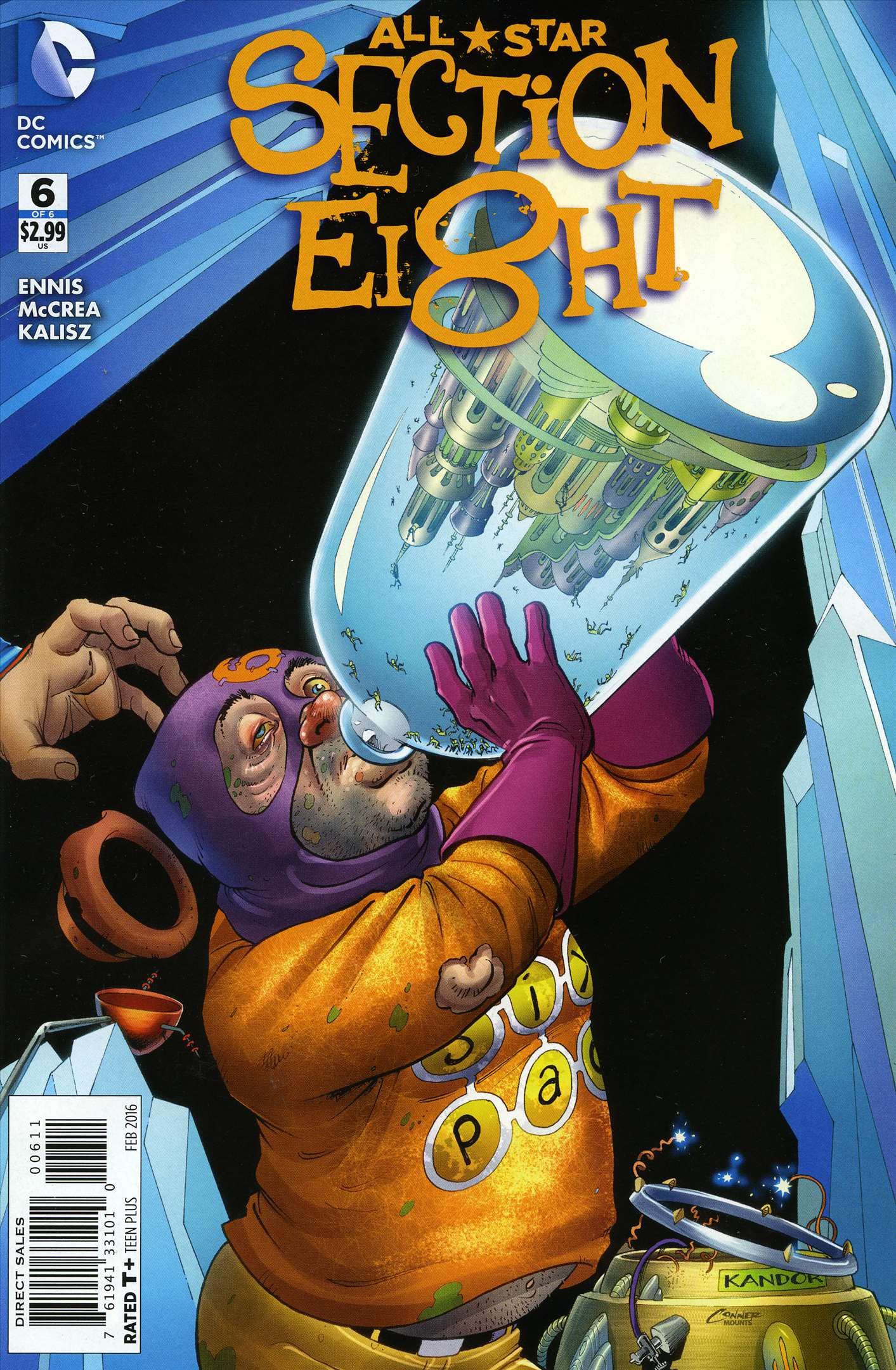 DCAll Star Section 8#6 VF ; DC comic book | Garth Ennis Eight Kandor Last Issue