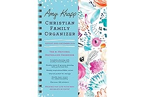 2024 Amy Knapp’s Christian Family Organizer: 17-Month Weekly Faith & Inspiration Planner...