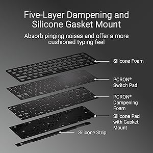 ASUS ROG Falchion Ace HFX Hall Effect Gaming Keyboard 65% TKL, Dual USB-C, Magnetic Switches, Rapid Trigger, Speed Tap, 8000 Hz Polling, Touch Panel, Portable, Protective Cover, PBT Keycaps - Black