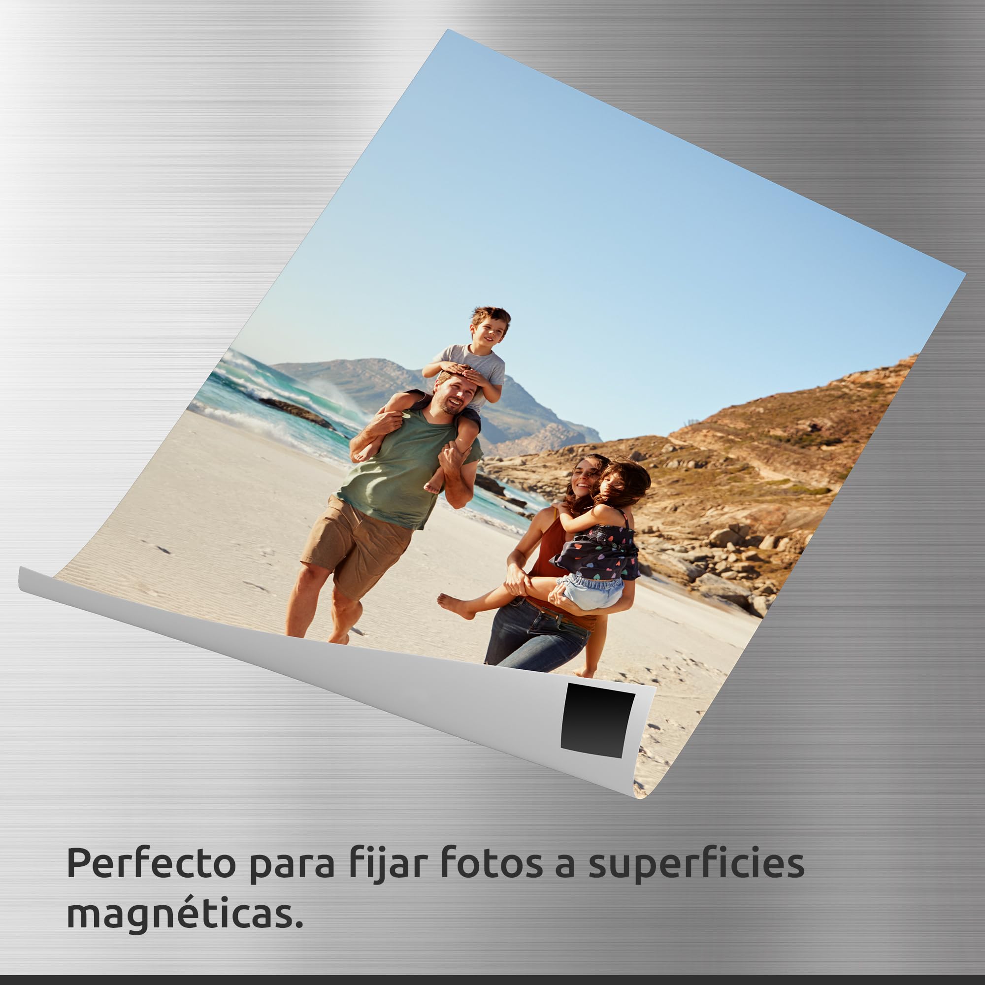 ECENCE Placas Magnéticas Autoadhesivas 100 Piezas Mini láminas magnéticas 20x20x1,2mm Imanes Adhesivos para fotografías Posters o Notas