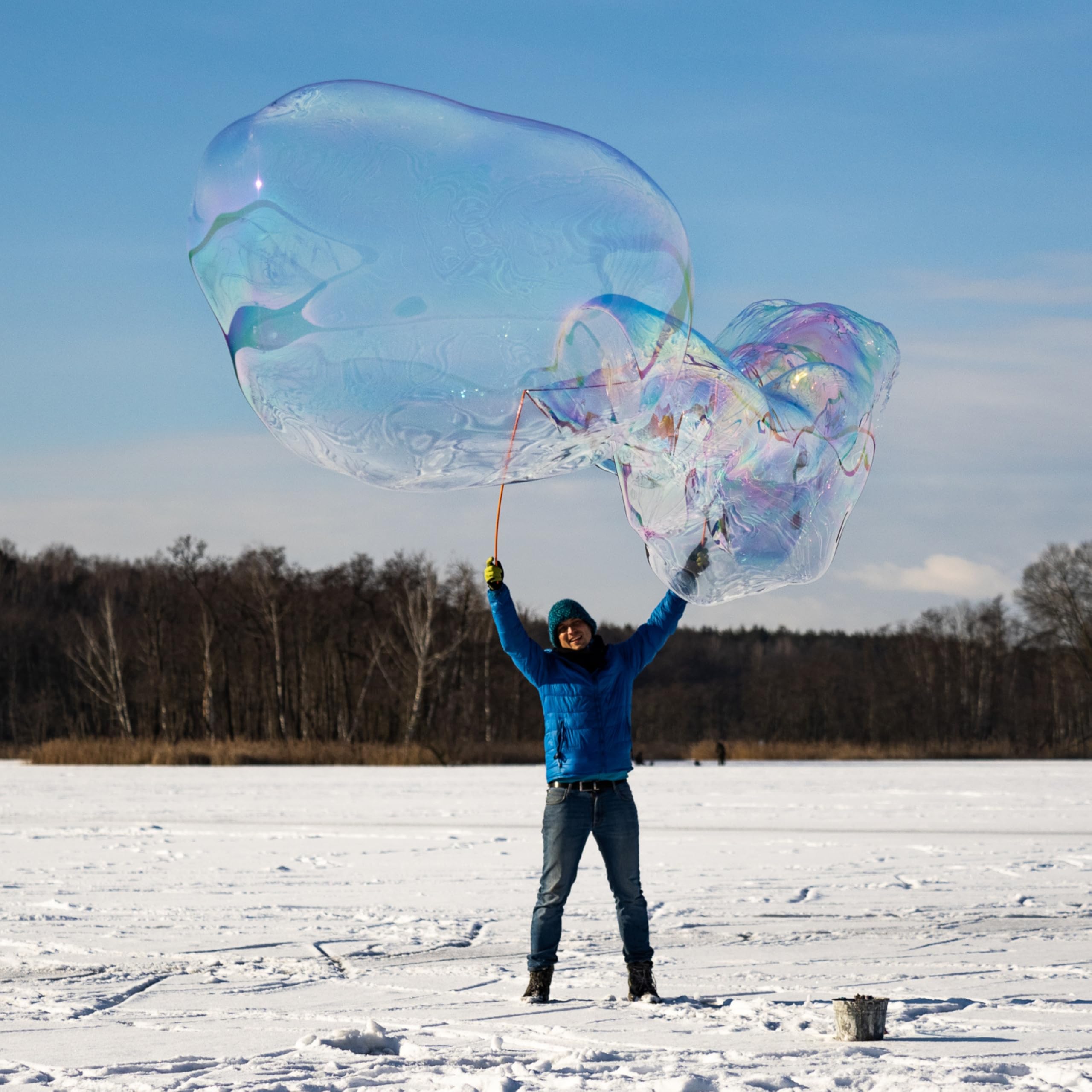 Bubble Brothers Seifenblasenflüssigkeit 10+10 Liter für Riesenseifenblasen und Normale Seifenblasen Nachfüllflasche 20L unplatzbare XXL Bunte Seifenblasen Seifenblasenlösung