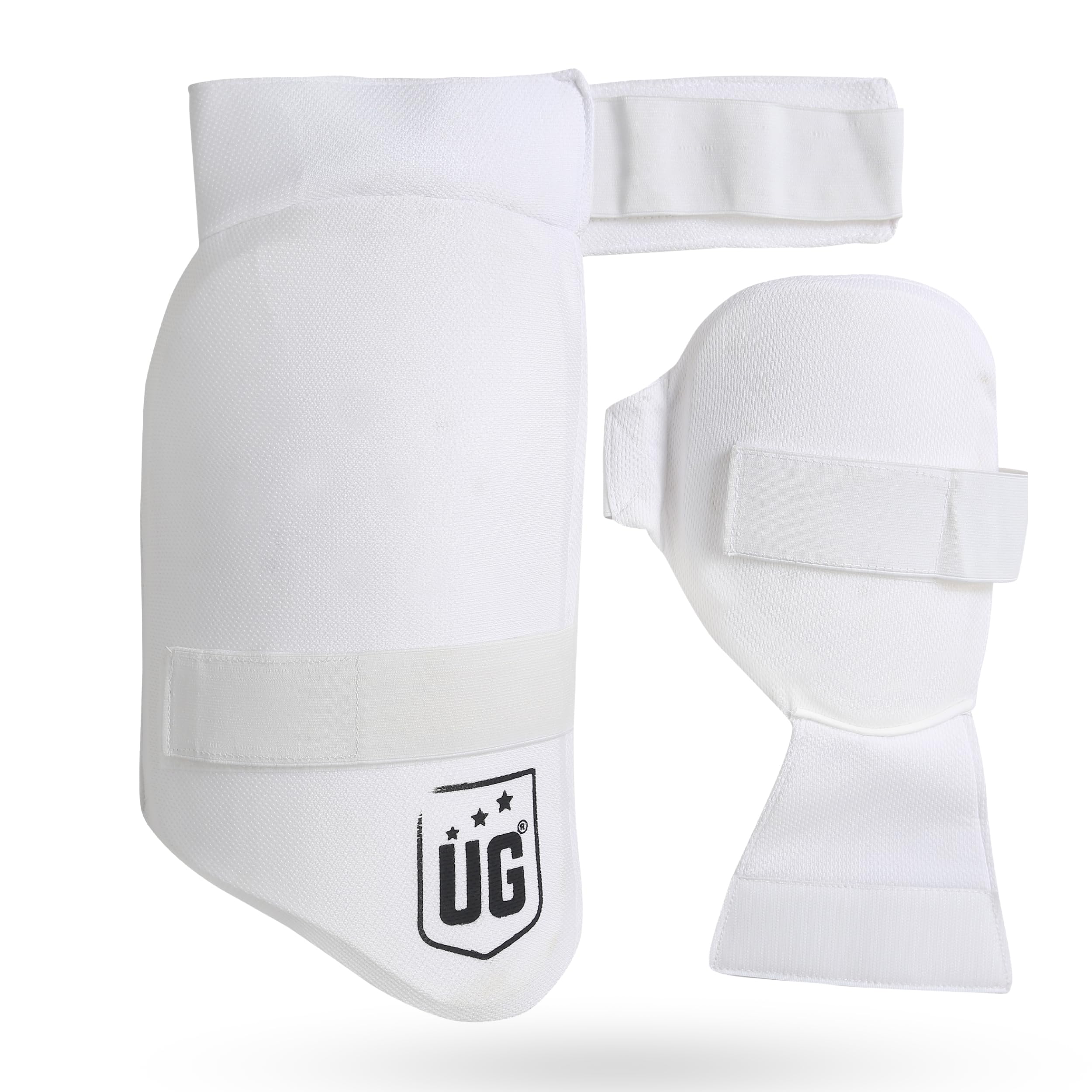 UG Ultimate Goal Cricket Combo Thigh Pad for Batting | Right Hand | Left Hand (Junior, White)-image-43